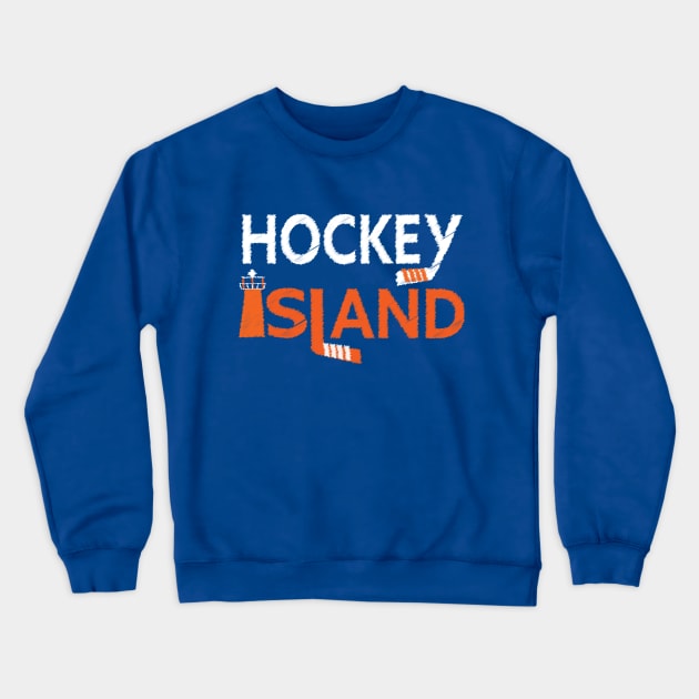 Hockey Island Crewneck Sweatshirt by MAS Design Co